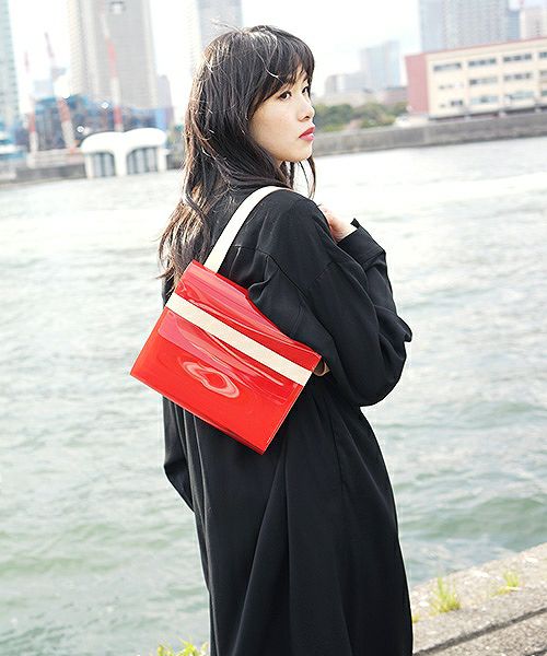 macromauro マクロマウロ.PVL BAG Color Medium[RED]_