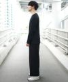 chloma.ロングスリーブTシャツ“connect”[19AUT3/ブラック,ベビーブルー]