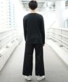 chloma.ロングスリーブTシャツ“connect”[19AUT3/ブラック,ベビーブルー]