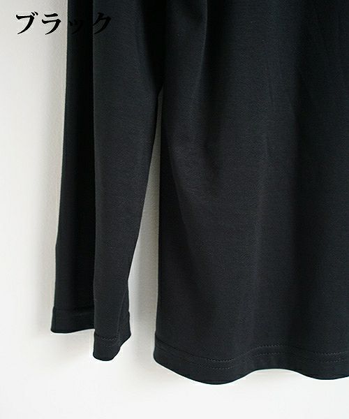 chloma.ロングスリーブTシャツ“connect”[19AUT3/ブラック,ベビーブルー]