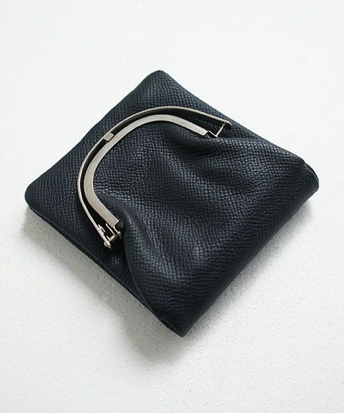 EDROBERTJUDSON.エドロバートジャドソン.frame half wallet[B01Q WL-38A / 05.BLACK]