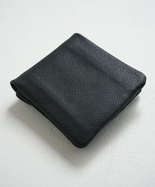 EDROBERTJUDSON.エドロバートジャドソン.frame half wallet[B01Q WL-38A / 05.BLACK]