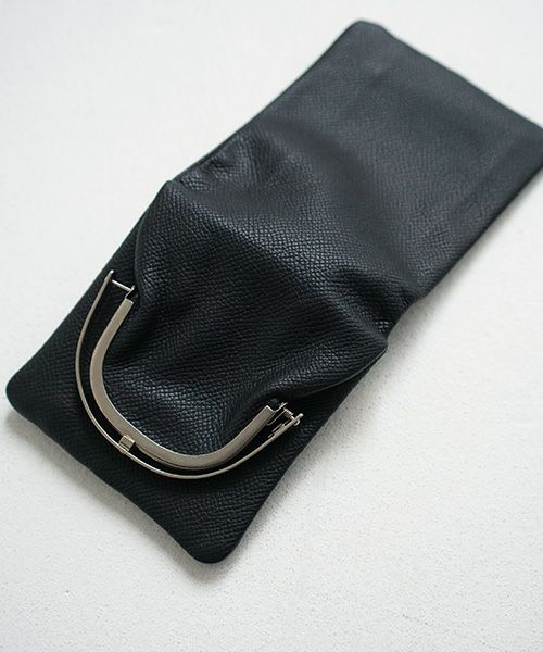 EDROBERTJUDSON.エドロバートジャドソン.frame half wallet[B01Q WL-38A / 05.BLACK]