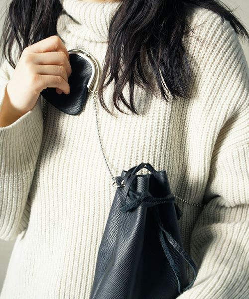 EDROBERTJUDSON.エドロバートジャドソン.chain pouch & frame purse [B01X BG-115 / 05.black]