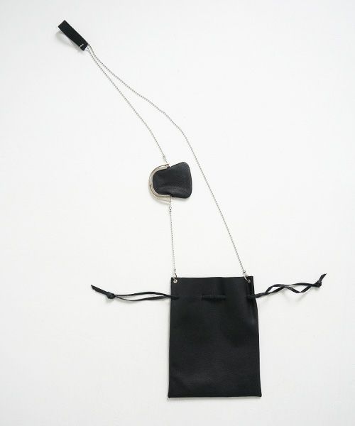 EDROBERTJUDSON.エドロバートジャドソン.chain pouch & frame purse [B01X BG-115 / 05.black]
