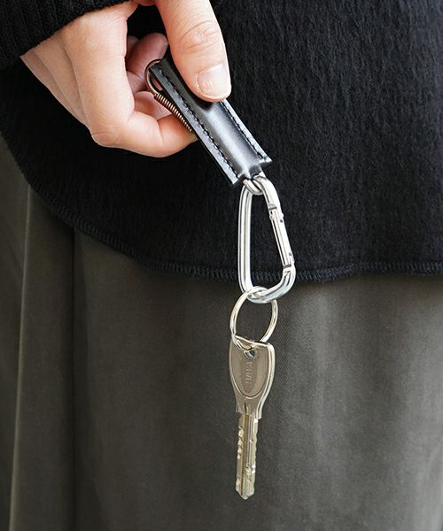EDROBERTJUDSON.エドロバートジャドソン.spring clip KEY HOLDER[B01X AC-16 / 05.black]