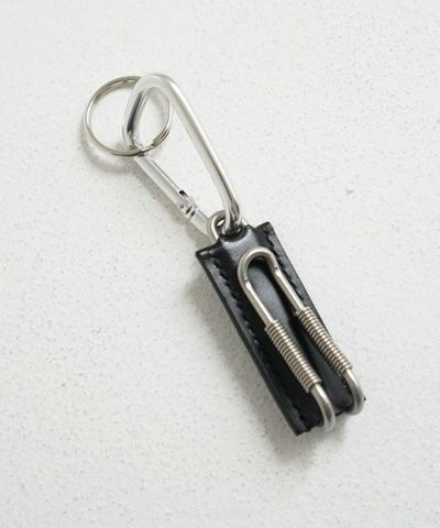 EDROBERTJUDSON.エドロバートジャドソン.spring clip KEY HOLDER[B01X AC-16 / 05.black]