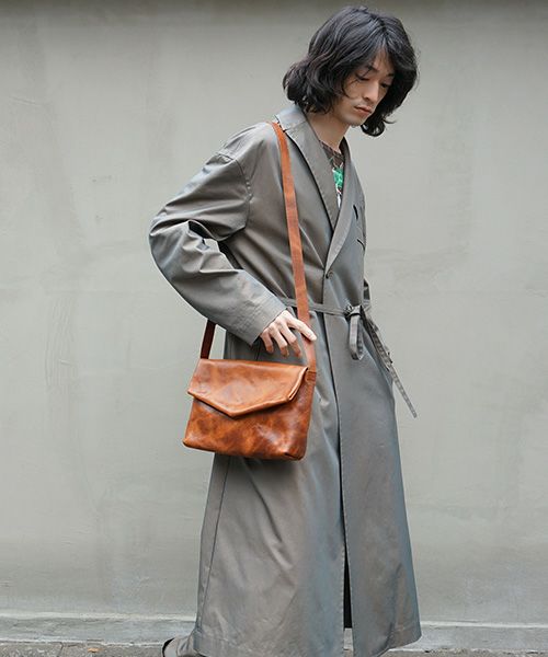 ohta.brown letter bag[ac-20B2]