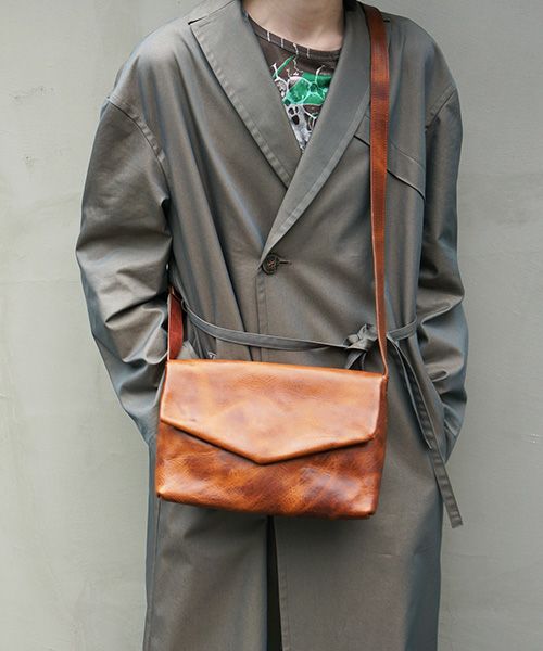 ohta.brown letter bag[ac-20B2]