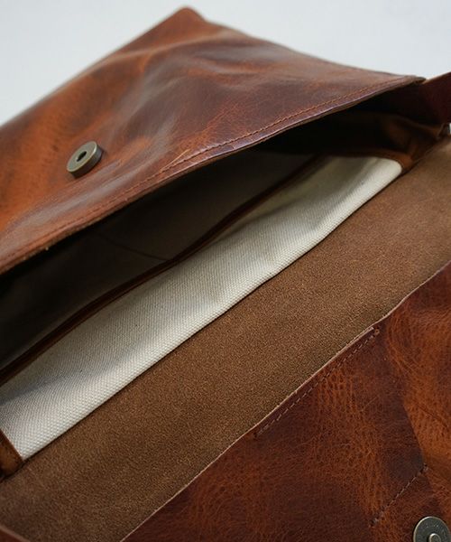 ohta.brown letter bag[ac-20B2]