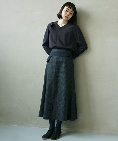 ohta.オオタ.wool silk skirt[sk-06W]