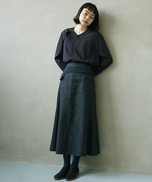 ohta.オオタ.wool silk skirt[sk-06W]
