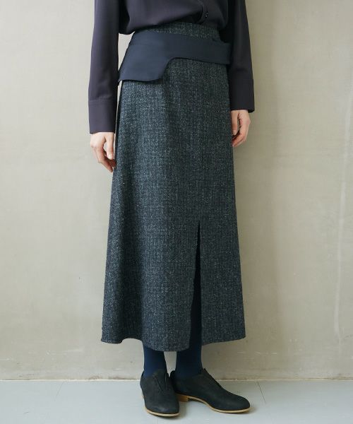 ohta.オオタ.wool silk skirt[sk-06W]