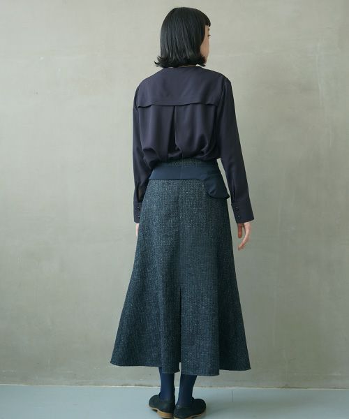 ohta.オオタ.wool silk skirt[sk-06W]