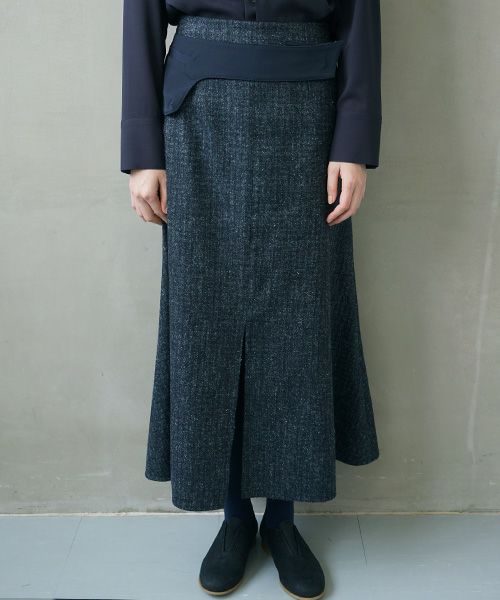 ohta.オオタ.wool silk skirt[sk-06W]