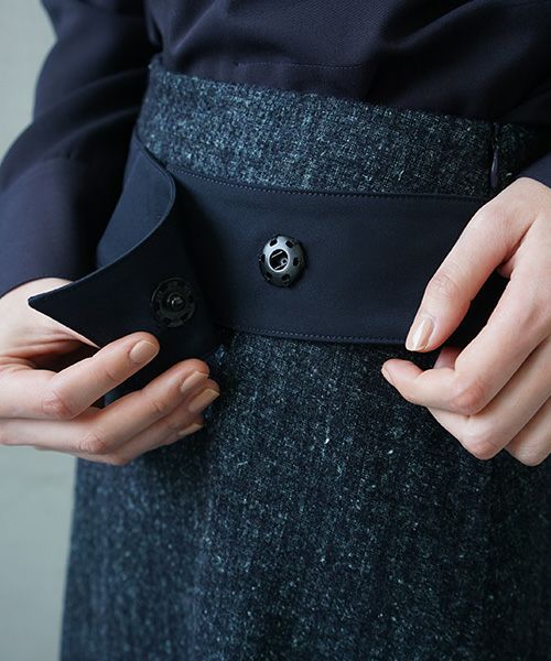 ohta.オオタ.wool silk skirt[sk-06W]