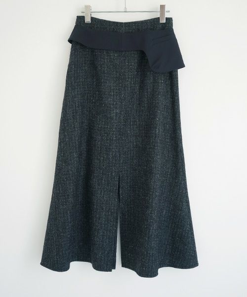 ohta.オオタ.wool silk skirt[sk-06W]