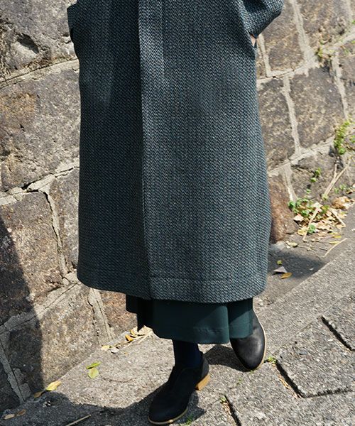 ohta.オオタ.dobby wool long coat[jk-27D]