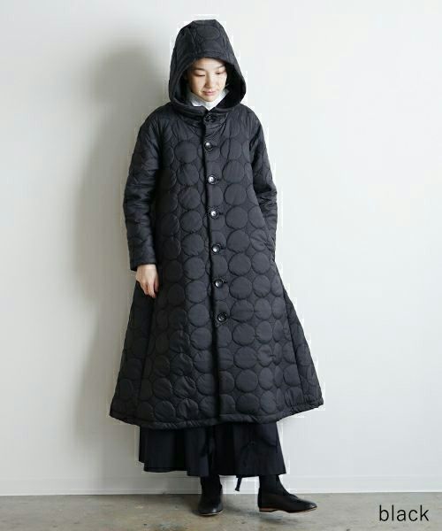 Mochi.モチ.quilted hood coat[ma9-co-01]