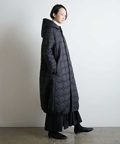 Mochi.モチ.quilted hood coat[ma9-co-01]