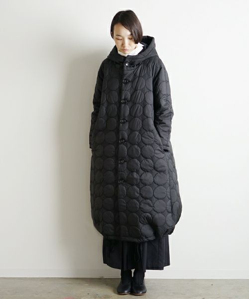 Mochi.モチ.quilted hood coat[ma9-co-01]