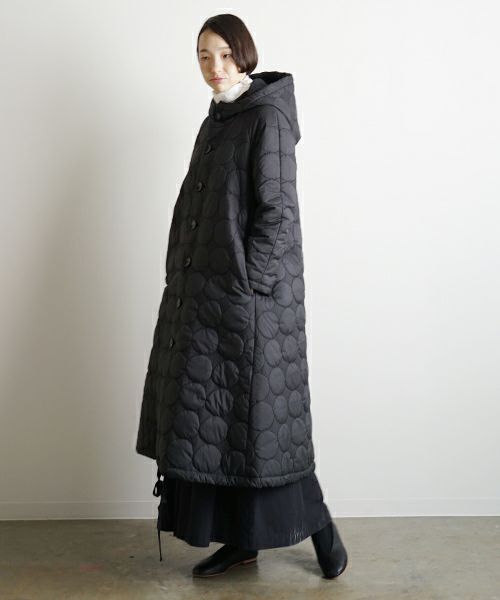 Mochi.モチ.quilted hood coat[ma9-co-01]