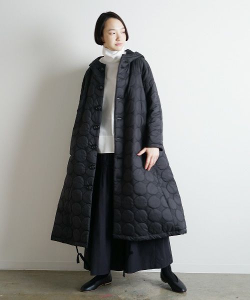 Mochi.モチ.quilted hood coat[ma9-co-01]