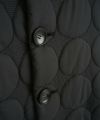 Mochi モチ quilted hood coat[ma9-co-01/black・khaki]