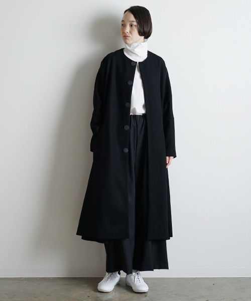 Mochi.モチ.no collar coat [ma9-co-02]