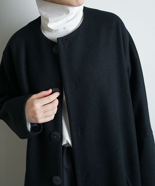 Mochi.モチ.no collar coat [ma9-co-02]