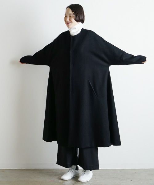 Mochi.モチ.no collar coat [ma9-co-02]