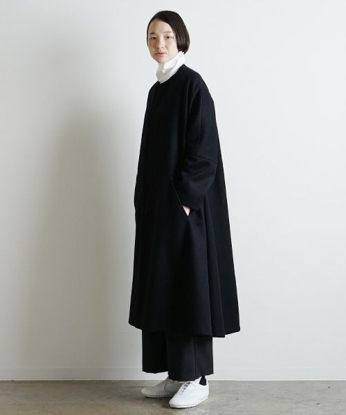 Mochi.モチ.no collar coat [ma9-co-02]