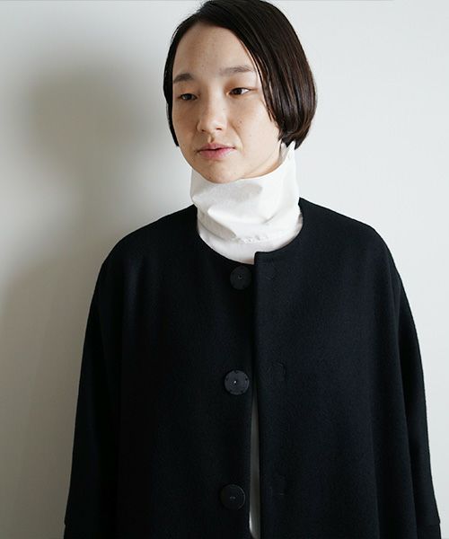 Mochi.モチ.no collar coat [ma9-co-02]
