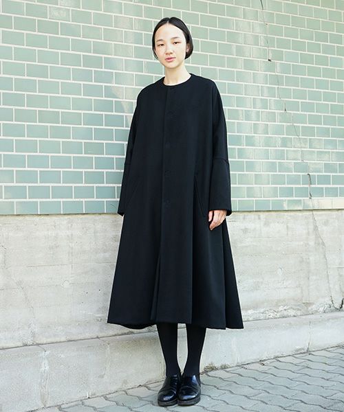 Mochi.モチ.no collar coat [ma9-co-02]