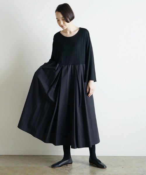 Mochi.モチ.flare sleeve dress [ma9-op-03]