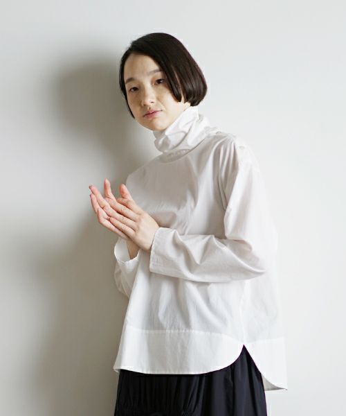 Mochi.モチ.side button shirt [ma9-sh-01]