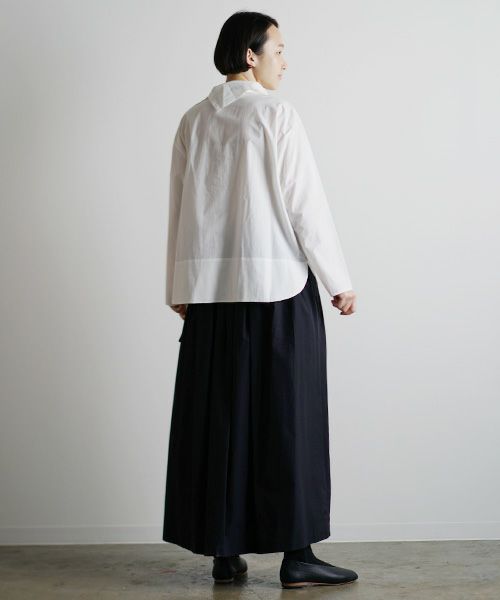 Mochi.モチ.side button shirt [ma9-sh-01]