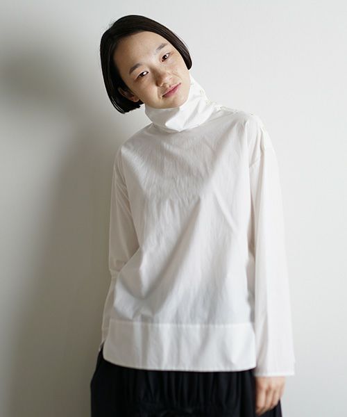 Mochi.モチ.side button shirt [ma9-sh-01]