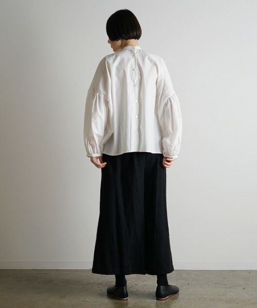 Mochi モチ puff sleeve blouse [ma9-bl-01]