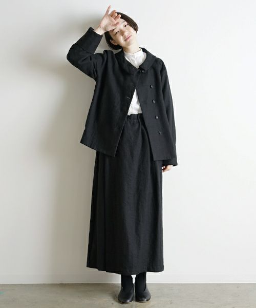 Mochi.モチ.wrap wide pants [ma9-p-01]