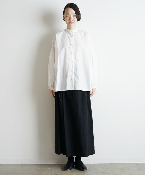 Mochi.モチ.wrap wide pants [ma9-p-01]