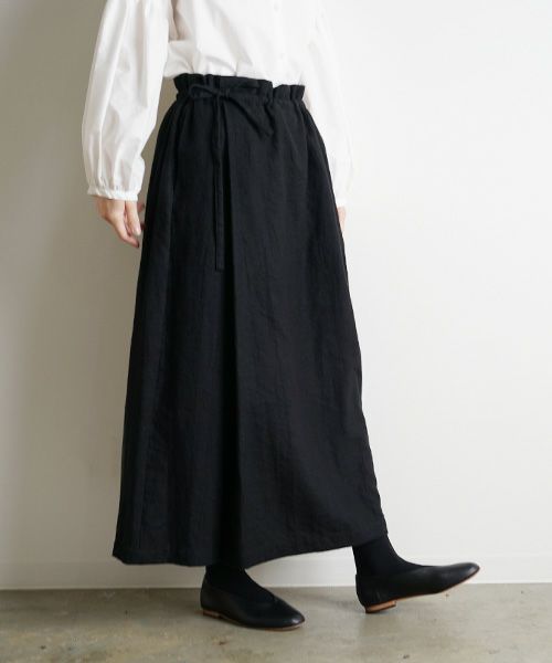 Mochi.モチ.wrap wide pants [ma9-p-01]