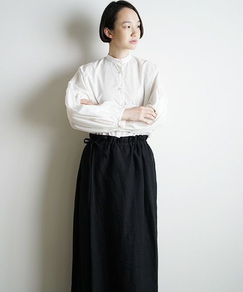 Mochi.モチ.wrap wide pants [ma9-p-01]