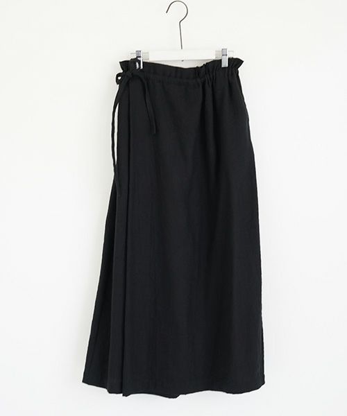 Mochi.モチ.wrap wide pants [ma9-p-01]