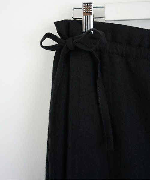 Mochi.モチ.wrap wide pants [ma9-p-01]