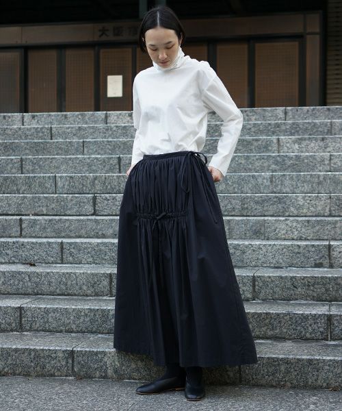 Mochi.モチ.gather long skirt [ma9-sk-01]