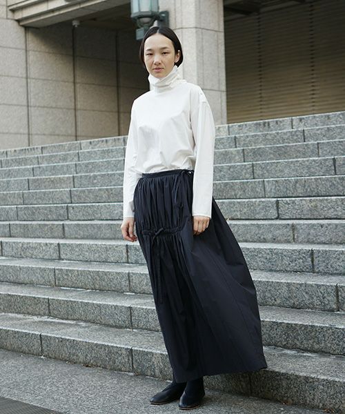 Mochi.モチ.gather long skirt [ma9-sk-01]