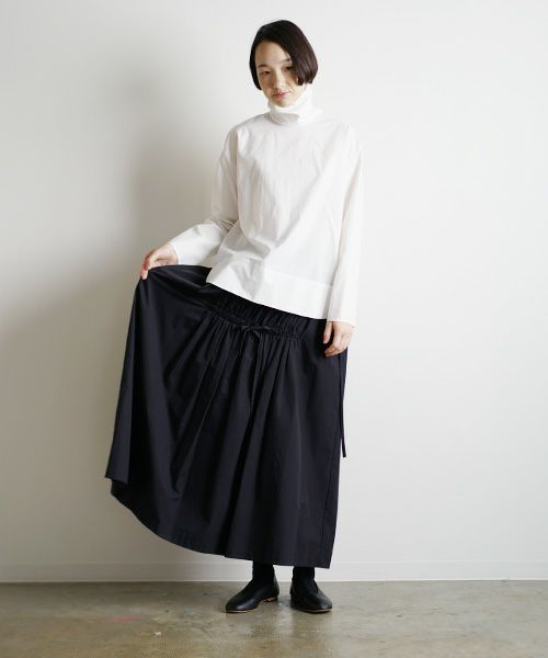 Mochi.モチ.gather long skirt [ma9-sk-01]