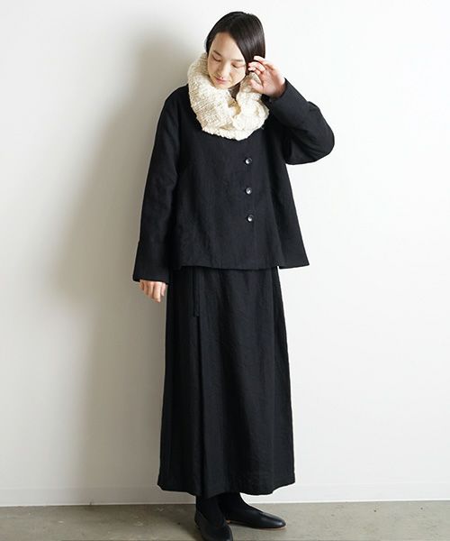 Mochi.モチ.hand Knitted snood [ma9-ac-01]