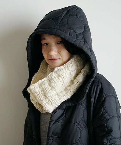 Mochi.モチ.hand Knitted snood [ma9-ac-01]
